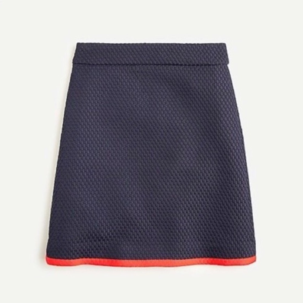 NWT J Crew Navy Skirt